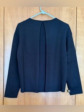 Uniqlo Women’s  Stretch Double Face Pullover Black S